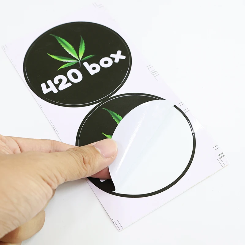 Free Sample  Private Brand Name Printing clear Logo Adhesive Roll Labels Stickers for Packaging