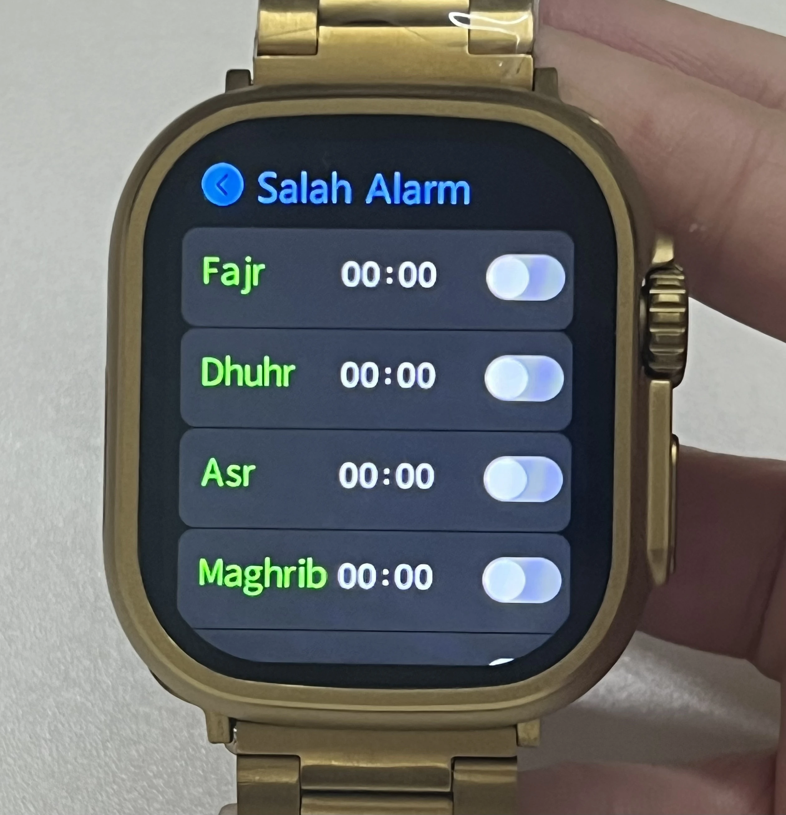 Benmos Muslim Relojes Islamic Azan Qibla Wrist Compass Watch Men Fashion Watch for Islamic Prayer