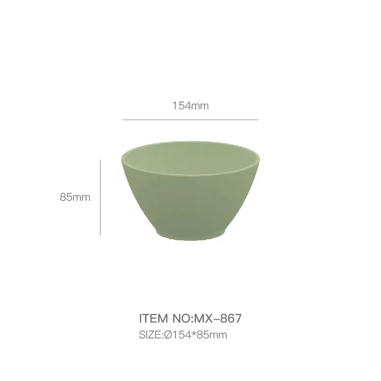 Healthy Tableware Plastic Bowls Large Rpet Bowl Fruit Salad Plastic Dinner Bowl For Kitchen