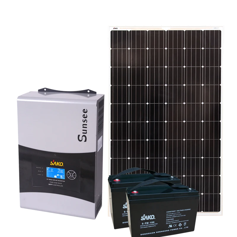 Pure Sine Wave Off Grid System 3KVA/2.4KW/24V With 60A MPPT Hybrid Solar Inverter