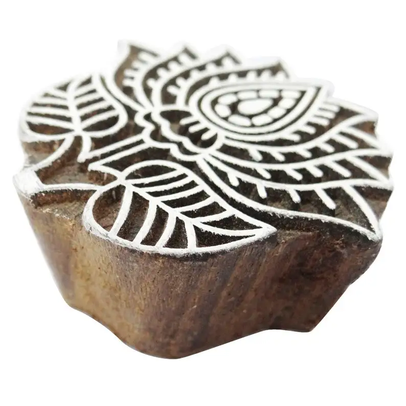 SamBlocks  custom printing Henna wooden stamps handle burning wooden alphabet branding Wood stamp set for kids