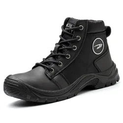 BOYA Industrial Hot Selling Genuine Leather Protective Footwear CE S3 Safety Shoe for each season