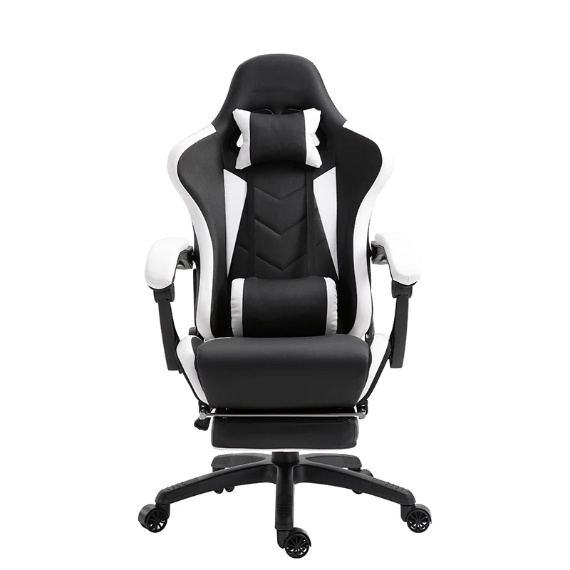 E-commercial Swivel Gaming Office Racing Recliner Chair With Footrest