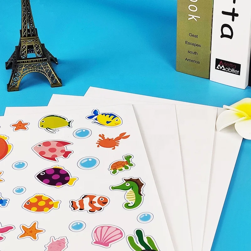 Best Price Fy Clear Self A4 Pvc Vinyl Transparent Large Adhesive Sticker Paper Stickers Rolls