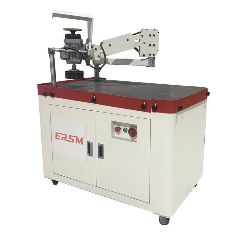 Efficient and Convenient Automatic Vacuum Adsorption Table Brush Size 162mm Swing Arm Grinding Machine