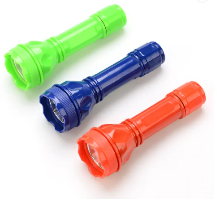 Torch Beautiful Push Switch Cell Lamp Rechargeable Battery Flashlight Hanging