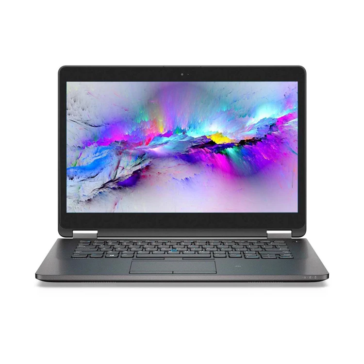 Second hand business office notebook i7 core high memory 256GB SSD lightweight portable gaming computer for Dell E7470