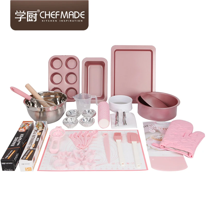 Бренд CHEFMADE 25 шт. базовый домашний кухонный набор для выпечки инструменты и аксессуары тортов
