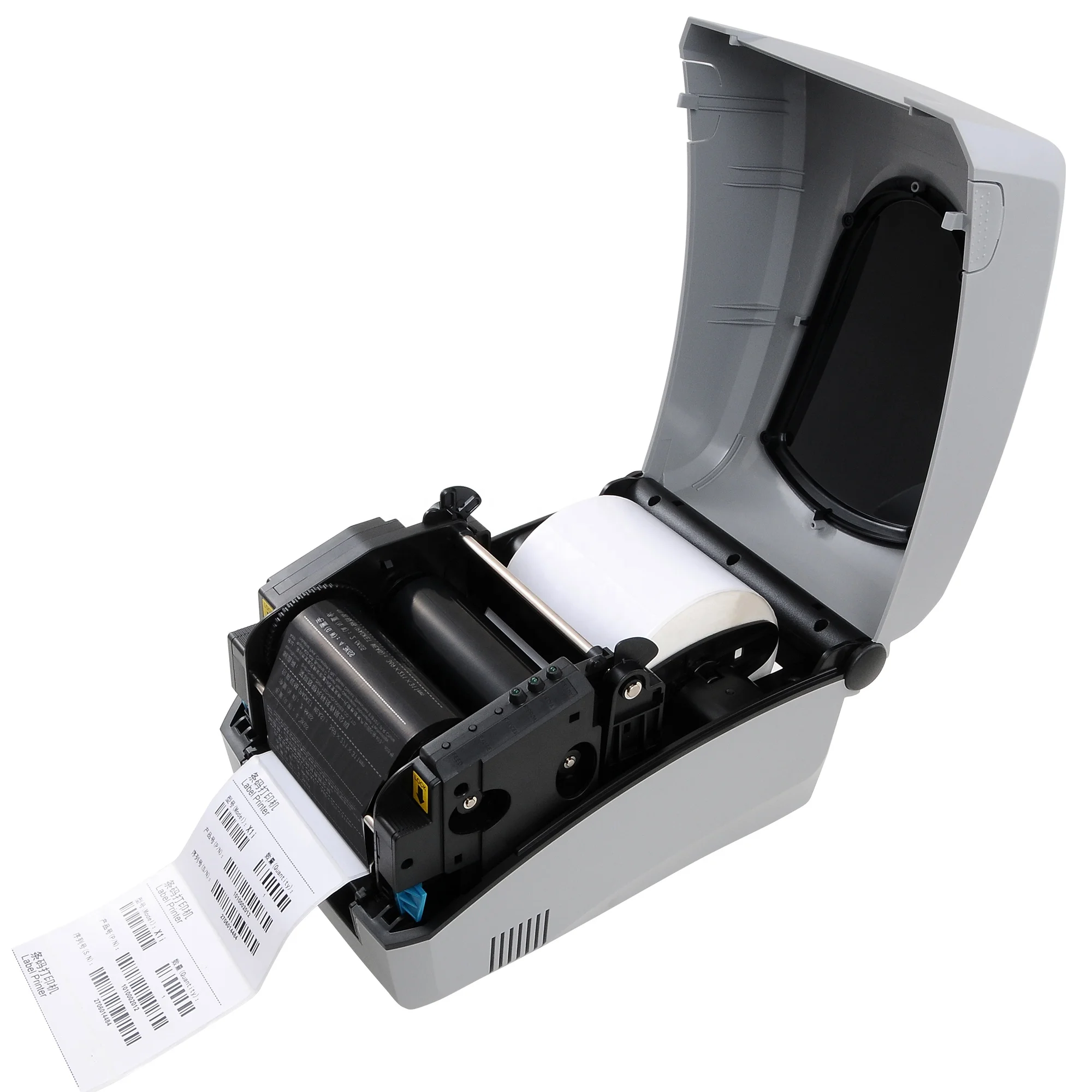qr code /serial number with rfid tid printing label impresora de etiquetas etiqueta de ropas NFC tag printer thermal printer