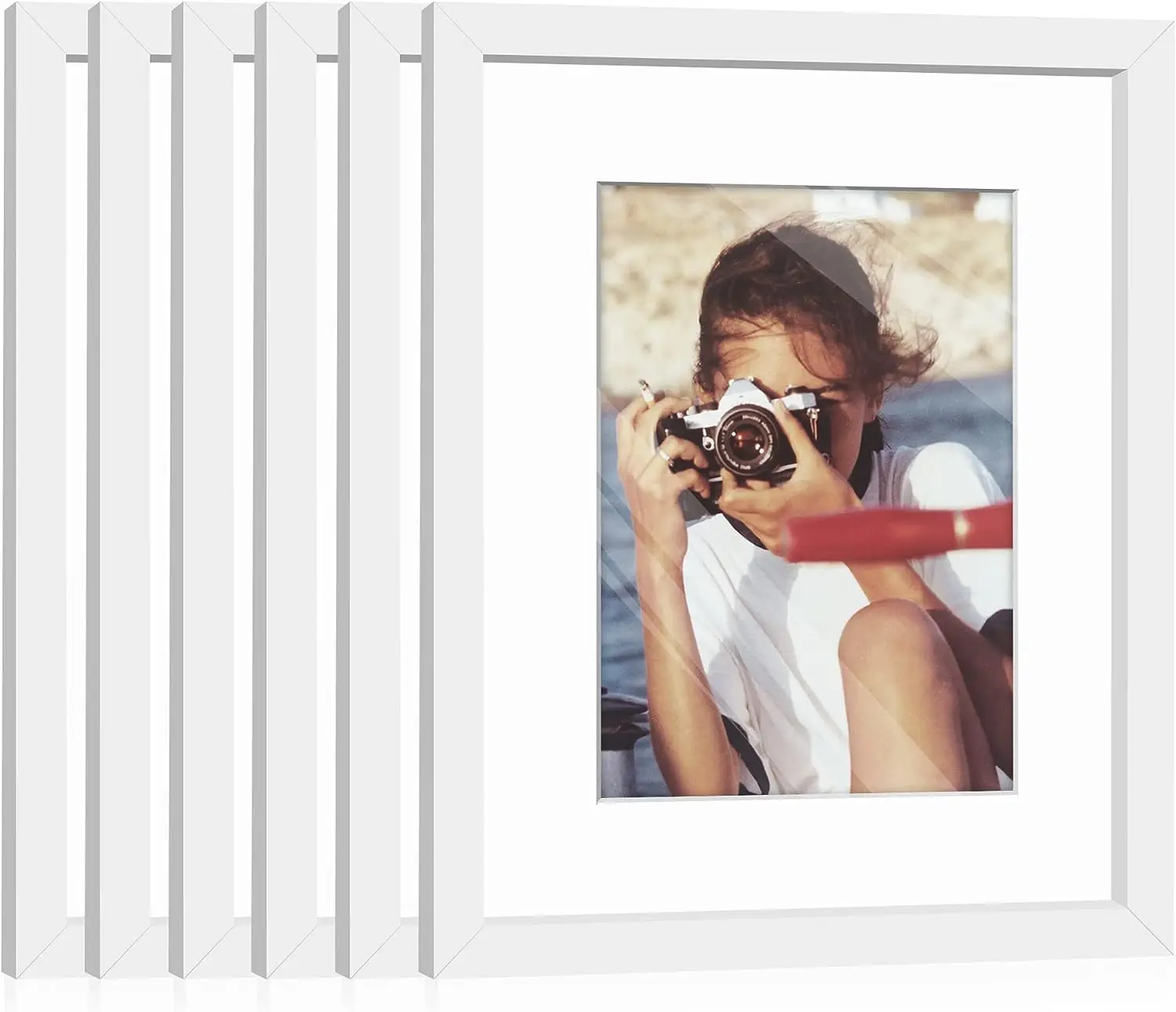 Custom Wholesale Desktop Decoration Square Picture Frame Solid Wood Photo FrameA4 5 6 8 10 inch Photo Frame