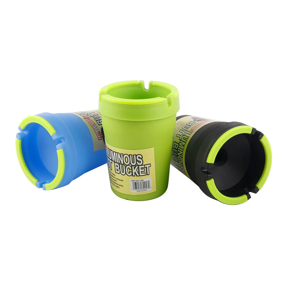 Hot selling Custom Plastic ABS Portable Cheap Butt Bucket Ashtray for Car