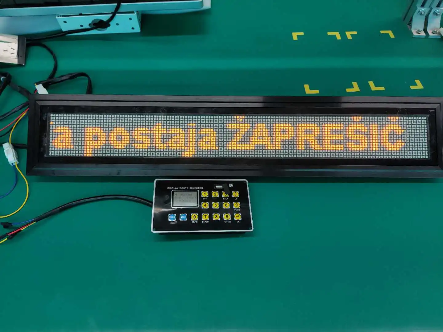 
Bus station GPS auto voice and led passengers information systems 