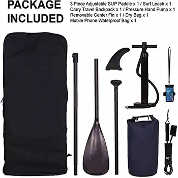 New Inflatable Stand Up Paddle Board with Unique Designs Inflatable SUP Board for Surfing with Accessories