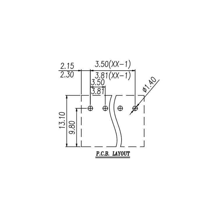 replace phoenix 1827279 SMC 1,5/ 2-G-3,81 male female plug in Pluggable terminal block electrical connector