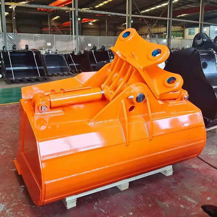 Excavator mud cleaning bucket hydraulic cylinder tilt bucket for EX270 EX285 ZX200