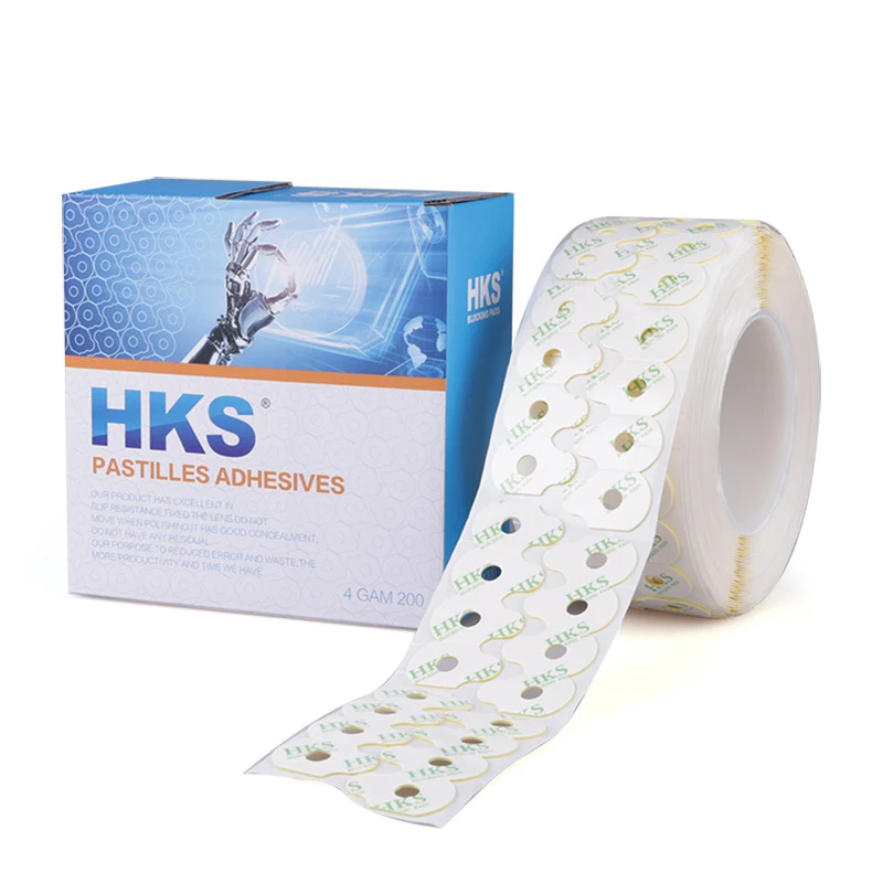 2024 New Design Lens Protect 3M Round Edging Blocking Pads Anti Slip Sticker For Glasses Polishing Machine