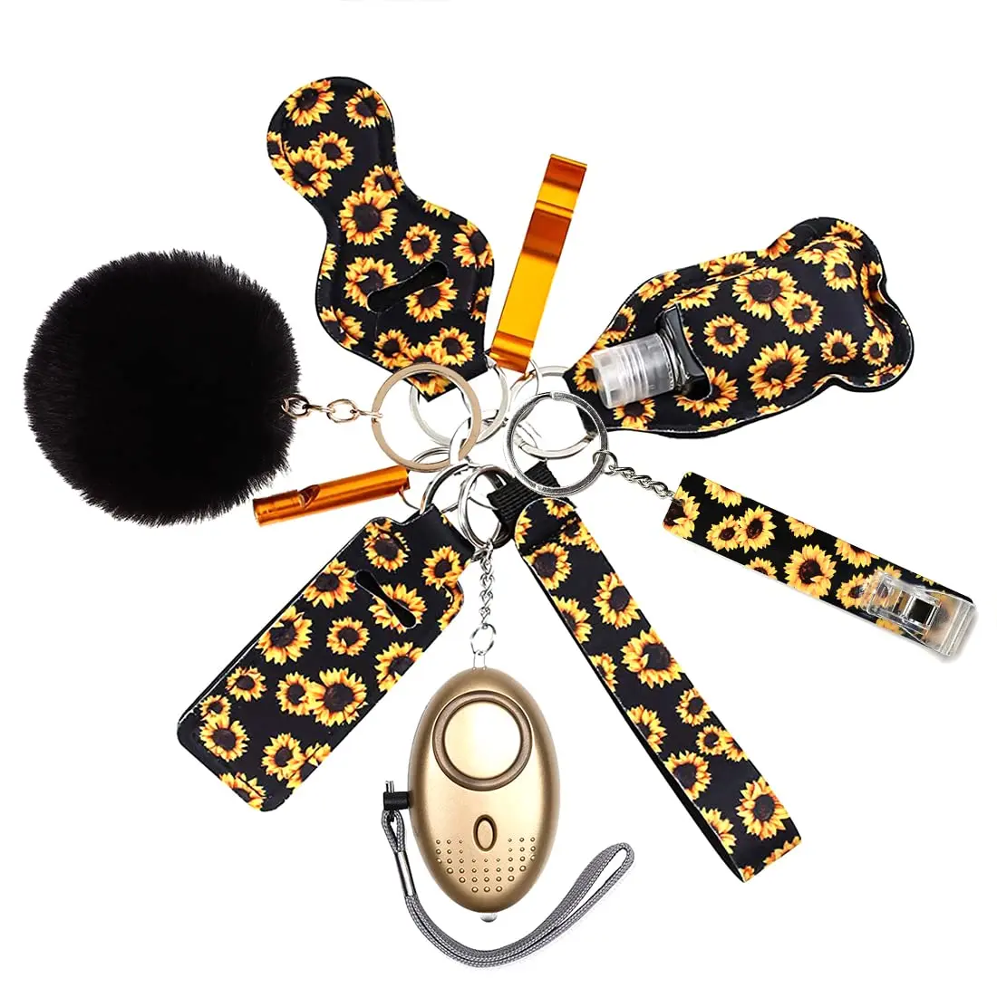 Ins Hot Sale Wholesale China Self Defense Tools Keychain Kit Self Defense Accessories Jewelry For Woman