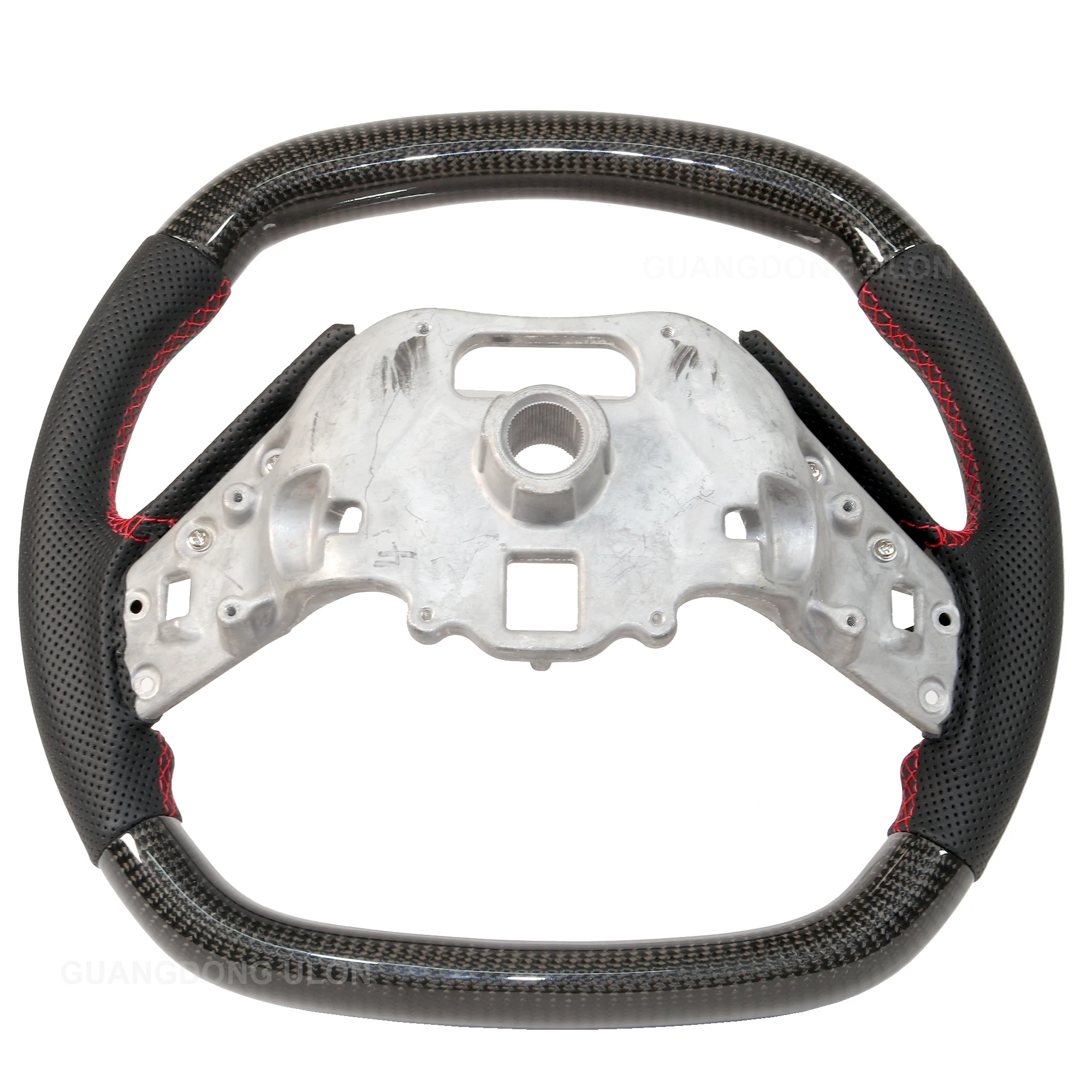 High Quality OEM Real Carbon Fiber Steering Wheel with LED Light For Chevrolet Corvette C8 2019-2021 Body kit Interior Accessory