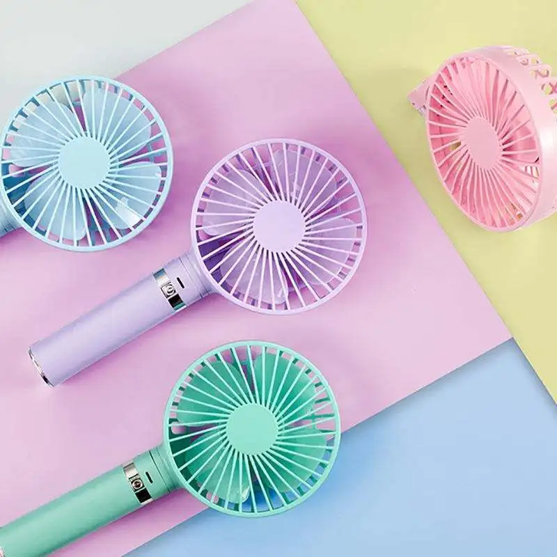 Amazon Hot Sale 3 in 1 Air Cooling Foldable Usb Portable Hand Battery Rechargeable Mini Fans