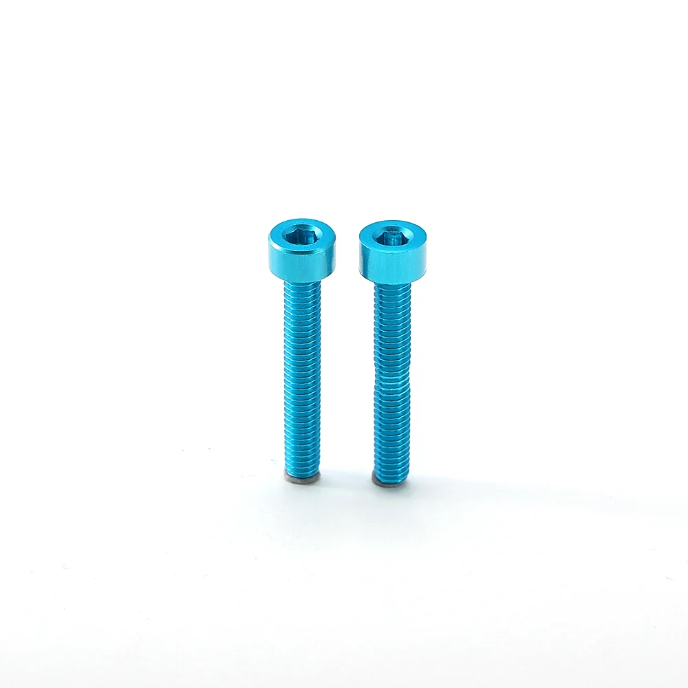 Best Selling Customized Aluminum Color Metal Blue Anodized Titanium Screws M8 Allen Hex Cap Screws