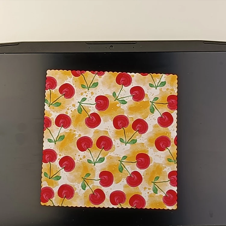 Custom logo microfiber laptop computer screen cleaning cloth screen wiper