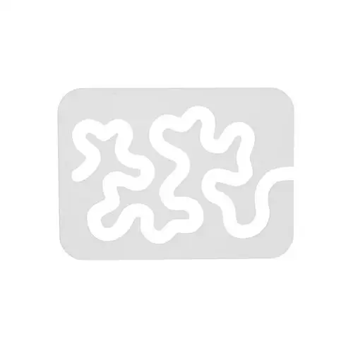 
Quilting Template Set Free Motion DIY Acrylic Quilting Rulers 