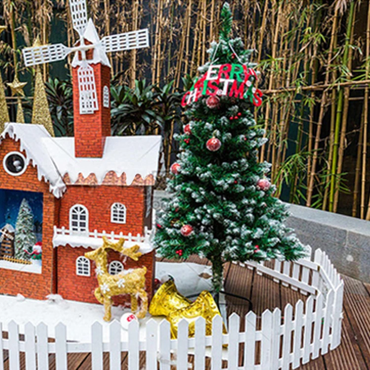 Buy Outdoor Quality Ornaments Flocked Bulk Pre Lit Big Giant Mini Small PVC Xmas Artificial Stand Christmas Tree Garland In