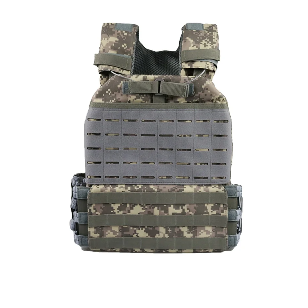 Камуфляжный черный тактический жилет цвета хаки 1000D