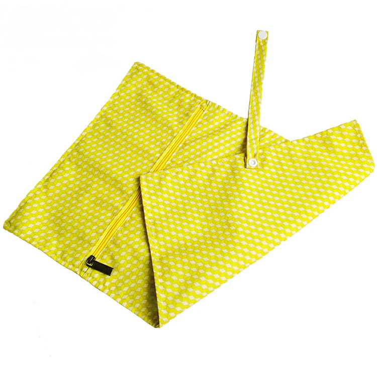 Eco Friendly reusable cutlery storage bag travel camping portable dining mat placemats hyacinth placemats