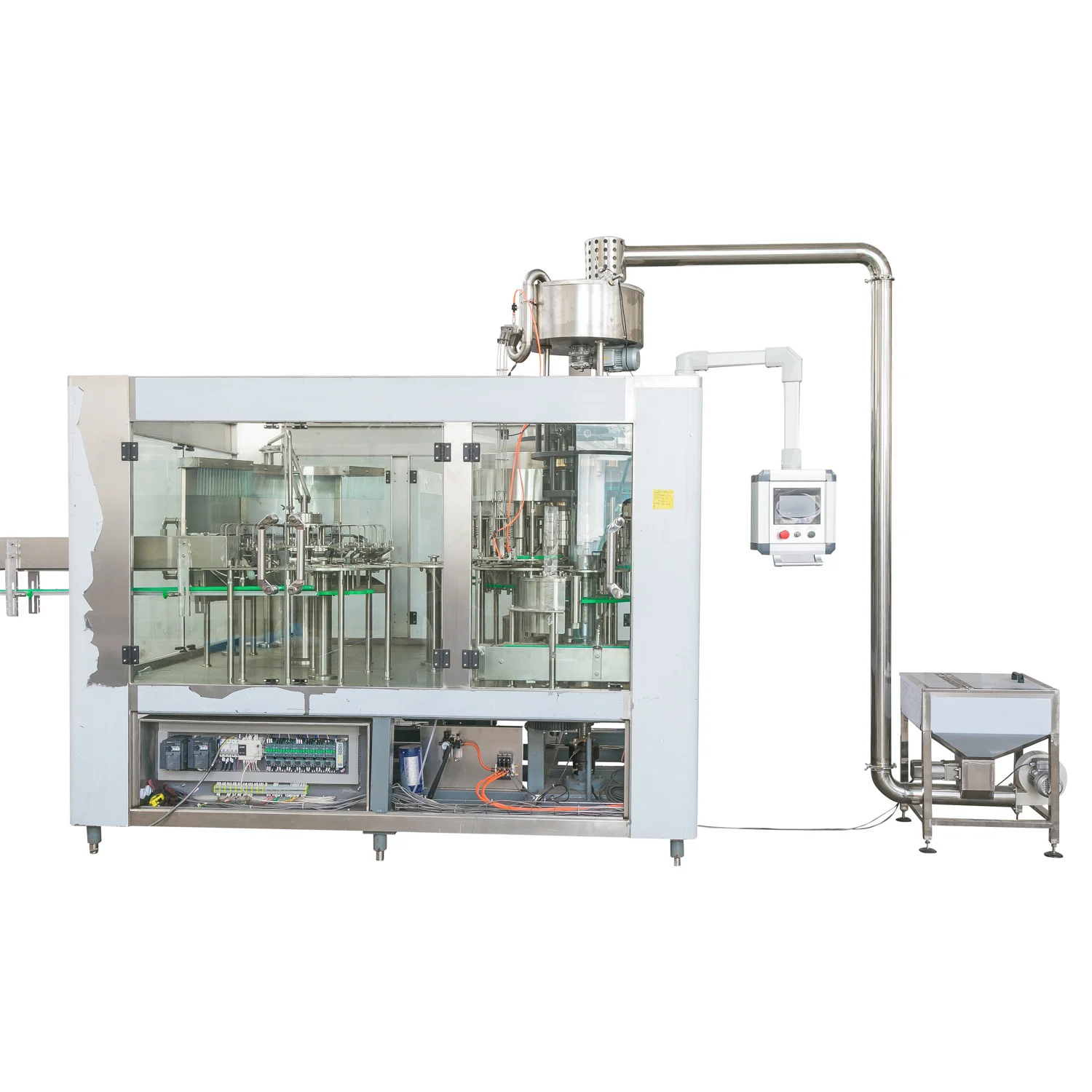 Небольшая автоматическая разливочная машина для питьевой минеральной чистой воды, газированных соков, безалкогольных напитков