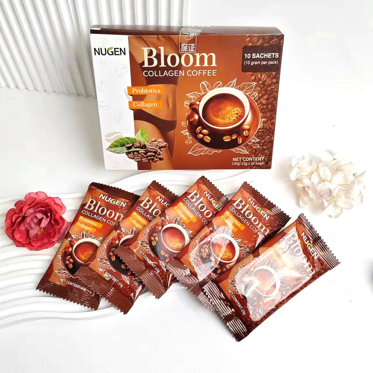 New Arrival Wholesale Natural Herbs Coffee Infused with Collagen