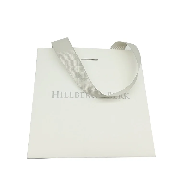 White Green Kraft  Industrial Surface Packaging Paper Gift Bag with Handle Item Custom Logo Wholesale Grocery  Print  Paper Bags