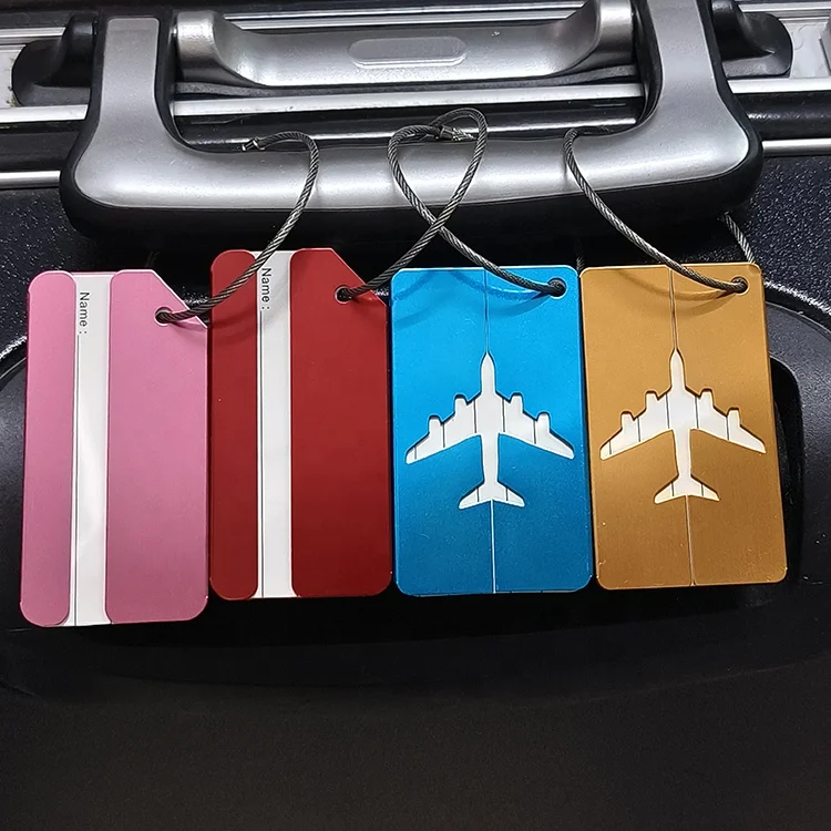 Рекламная оптовая продажа Подарочная багажная бирка различные по низкой цене портативные персонализированные багажные бирки для дорожных аксессуаров
