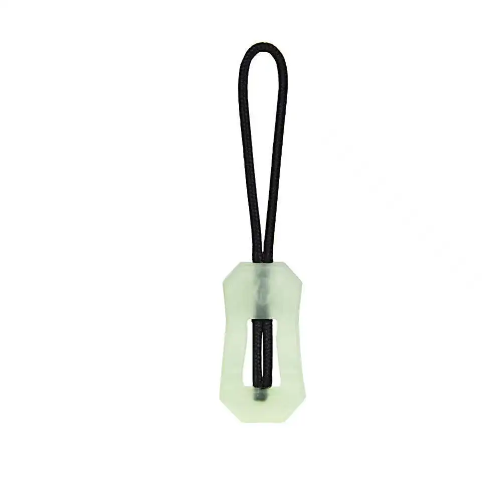 High quality luminous zipper backpack self-luminous zipper head wholesale PVC Zipper head and tail rope