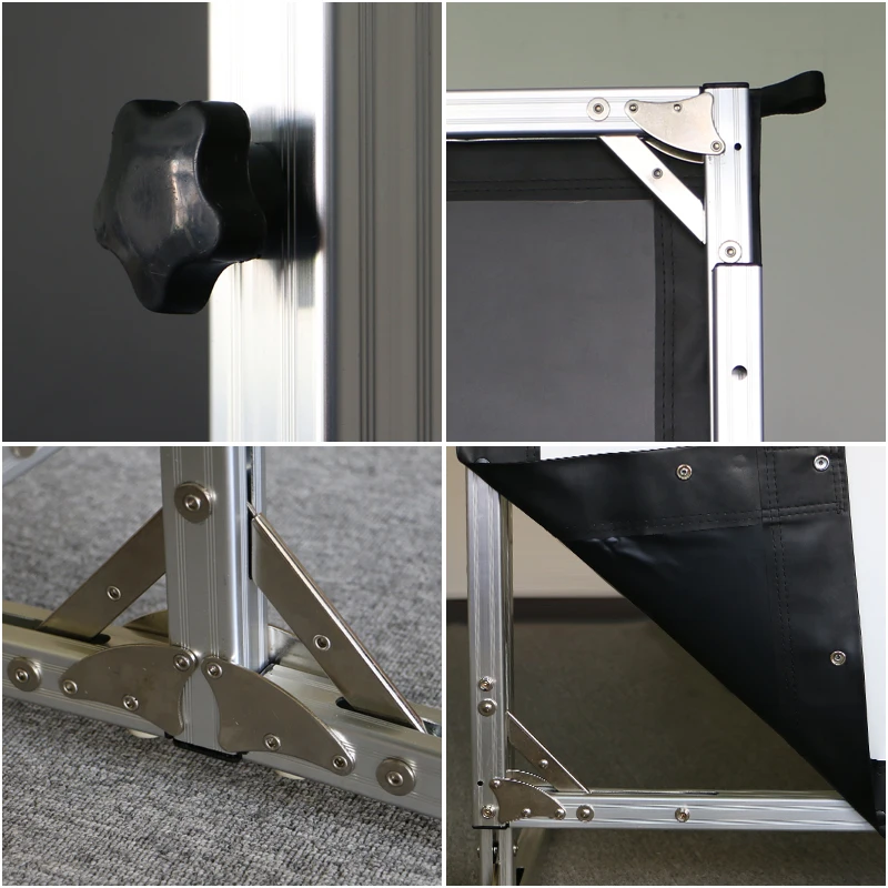 180Inch Fast foldable projection screen/Easy fold screen front and back projector screen