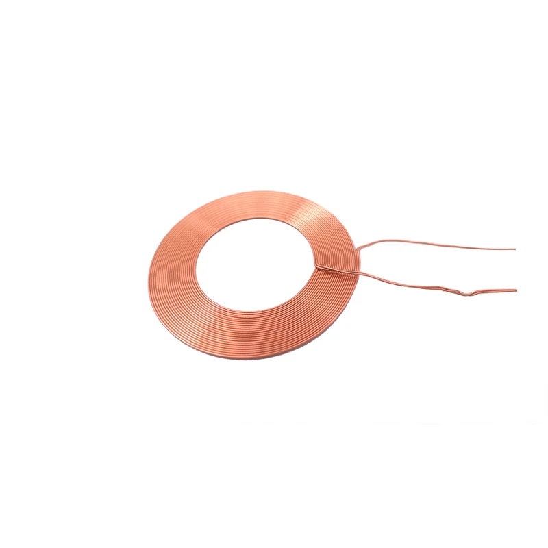 High quality factory direct sale 0.3mm 0.5mm thickness customizable insulation copper coil inductor air core inductor
