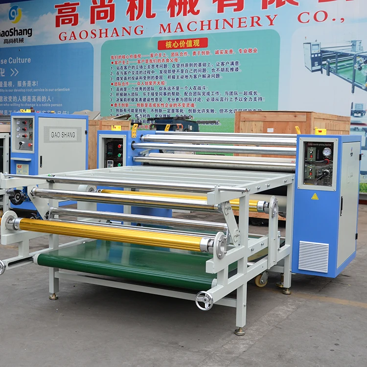 Factory Automatic 1700Mm 1900Mm Width Calender Roll To Roll Sublimation Heat Press Machine For Polyester Canvas Fabric