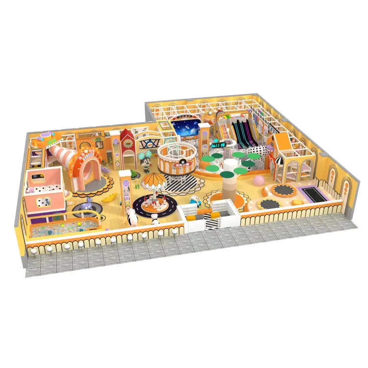 attractive Indoor Homemade Playground Equipment Kid Indoor Soft Playground Children Play Equipment Indoor Naughty Castle