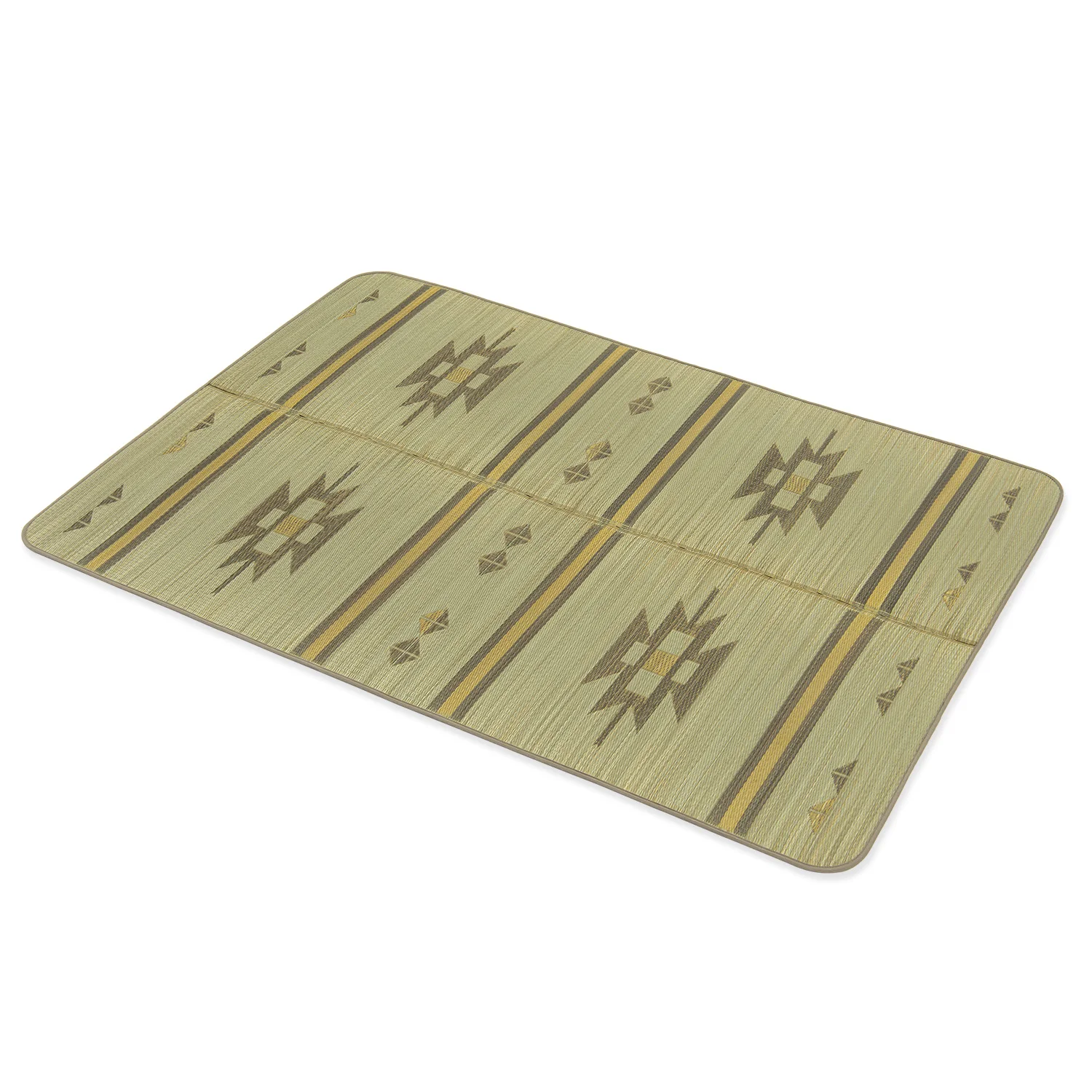 Naturehike summer outdoor camping glamping Non-slip printing straw mat