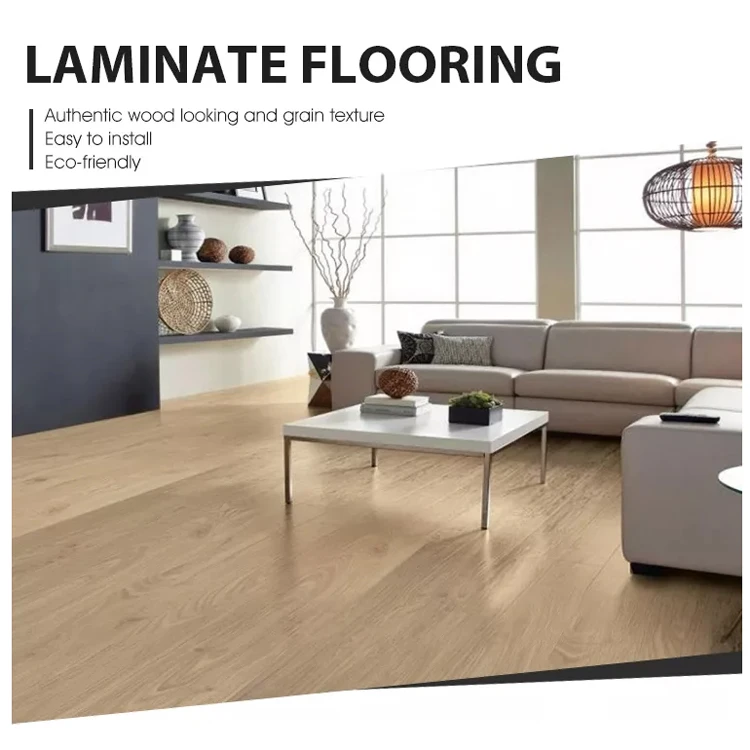 Laminate flooring 8mm 12mm waterproof HDF Embossed Surface Laminate Wood Flooring