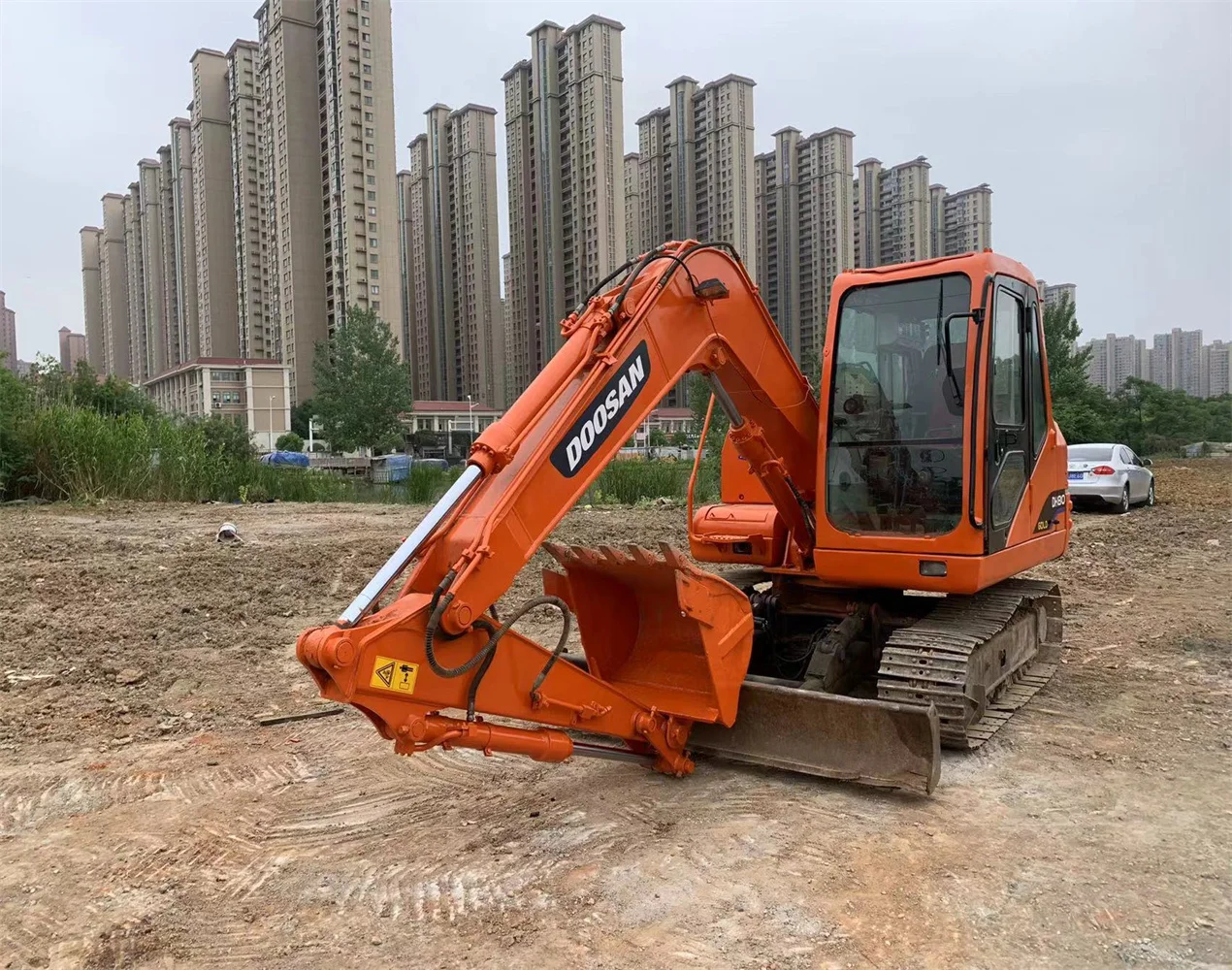 Original Korea Doosan Excavator Used Mini Doosan 80h Crawler Excavator for earth-moving with good condition