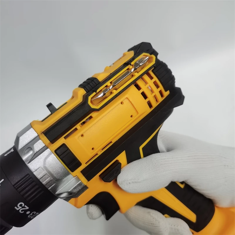 21V lithium battery multifunctional impact drill dual speed hand electric drill