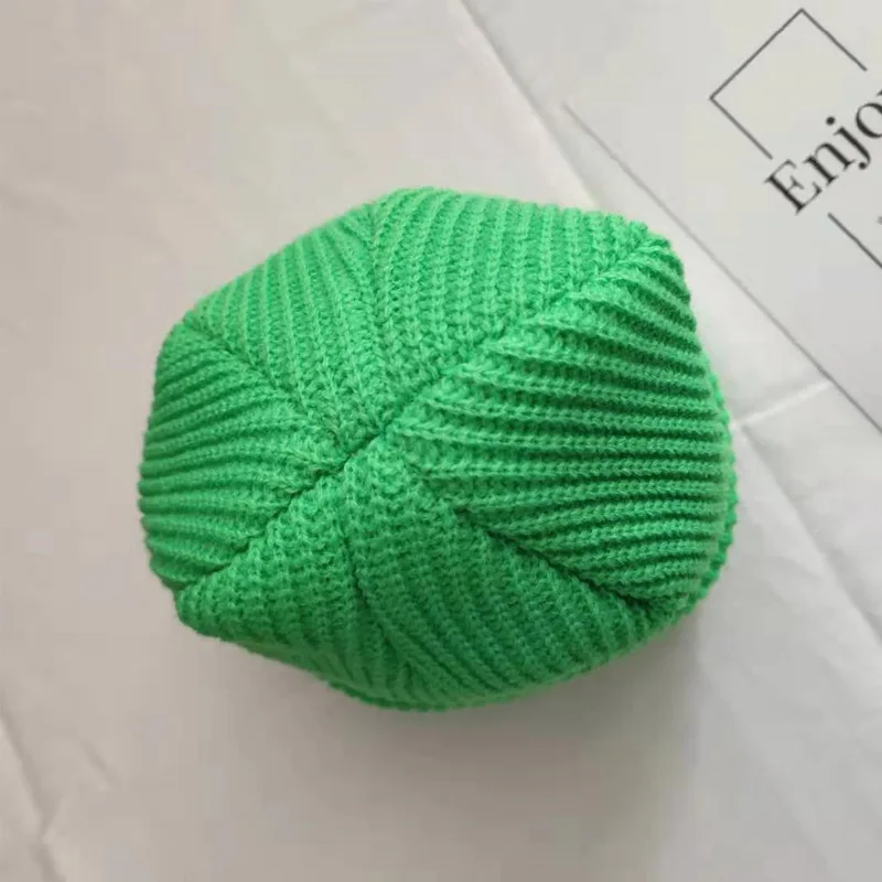 Watch Hat Roll-up Edge Skullcap Fisherman Custom Wholesale Winter Beanie Unisex Colorful Acrylic Knit Multicolor Trawler Beanie