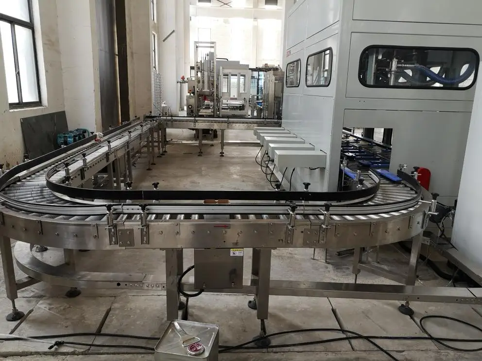 mild steel structure curved roller conveyor in 90 degree 180 degree