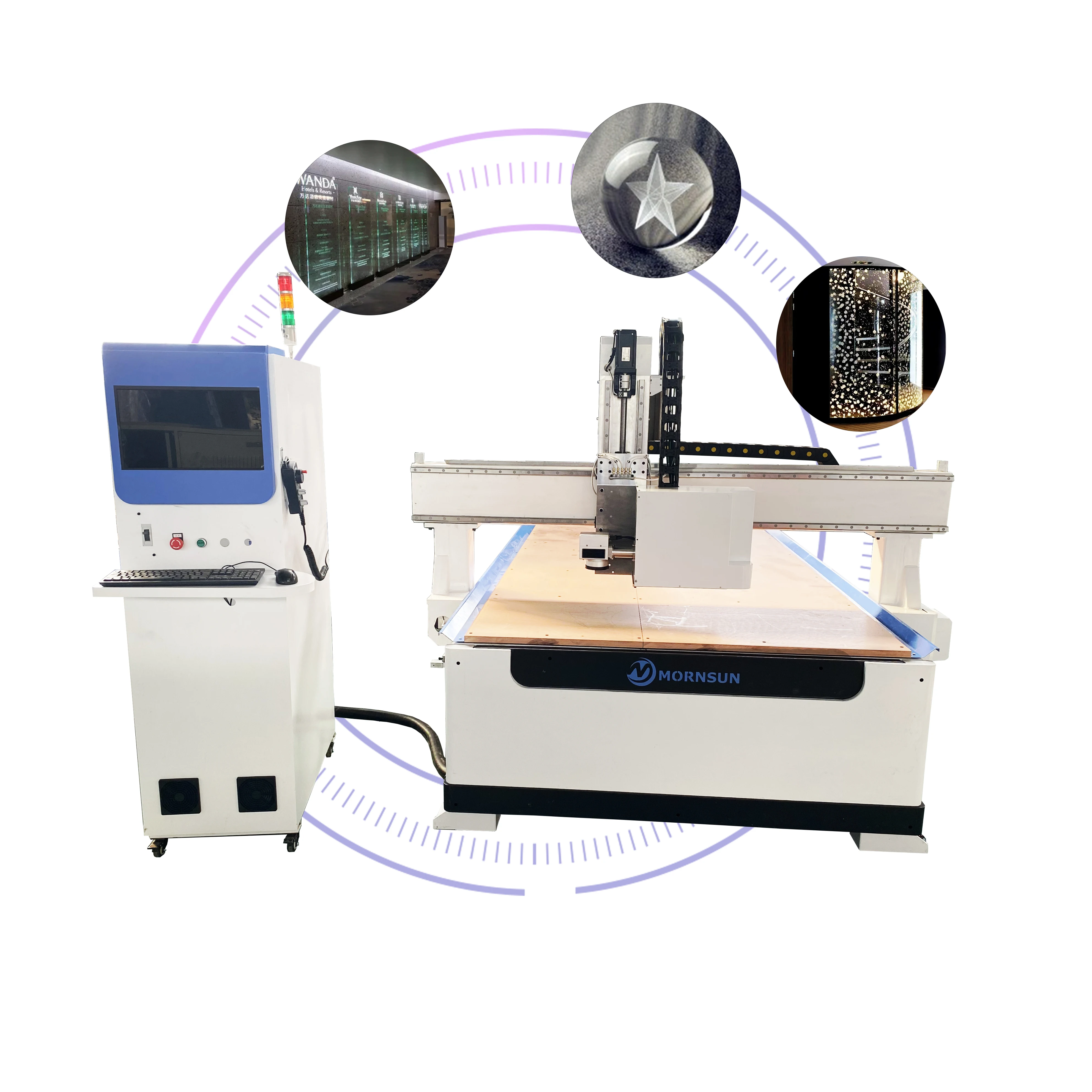 Factory Price 1530 decorative glass machinery engraving machine 3d in glass for decoration