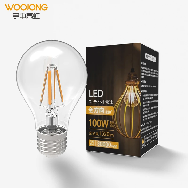  Woojong C37 G45 A60 ST64 G80 G95 G125 220-240V чистого золота освещение с регулируемой яркостью нерегулируемая яркость Светодиодные лампы в форме