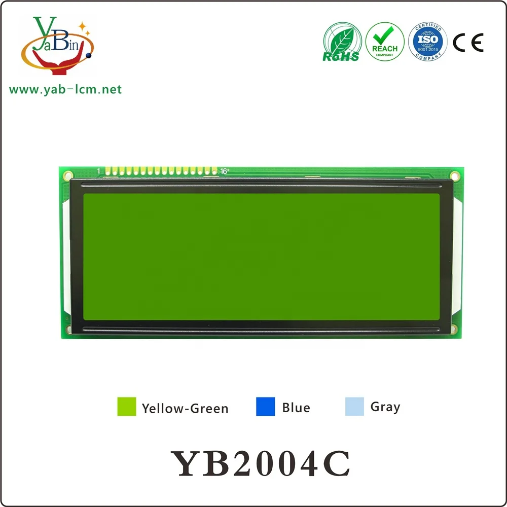 Hot Sale Top Quality big size big character 4X20  20X4 Character Lcd Display Module