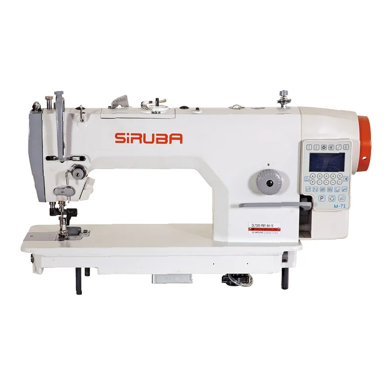 new Siruba DL7300 DIRECT DRIVE FLAT BED SINGLE NEEDLE SEWING MACHINE WITH THREAD TRIMMER