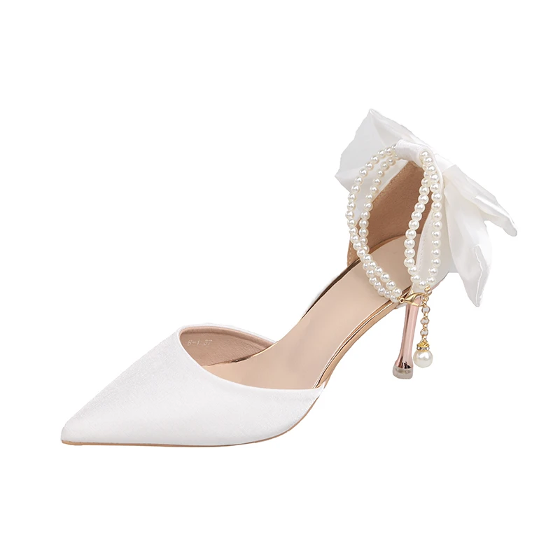 Classic Versatile Ladies Patent Fashion Leather Shoes Ready Stock Comfortable Pointed Toe High Heels