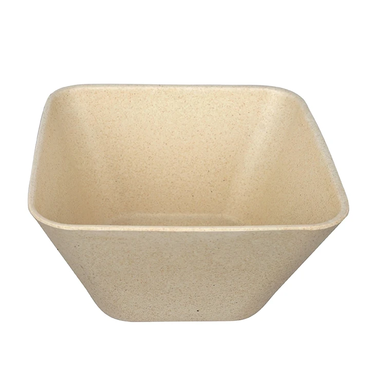 Customizable  biodegradable product plate BPA free fruit bamboo fiber dinner bowl for house